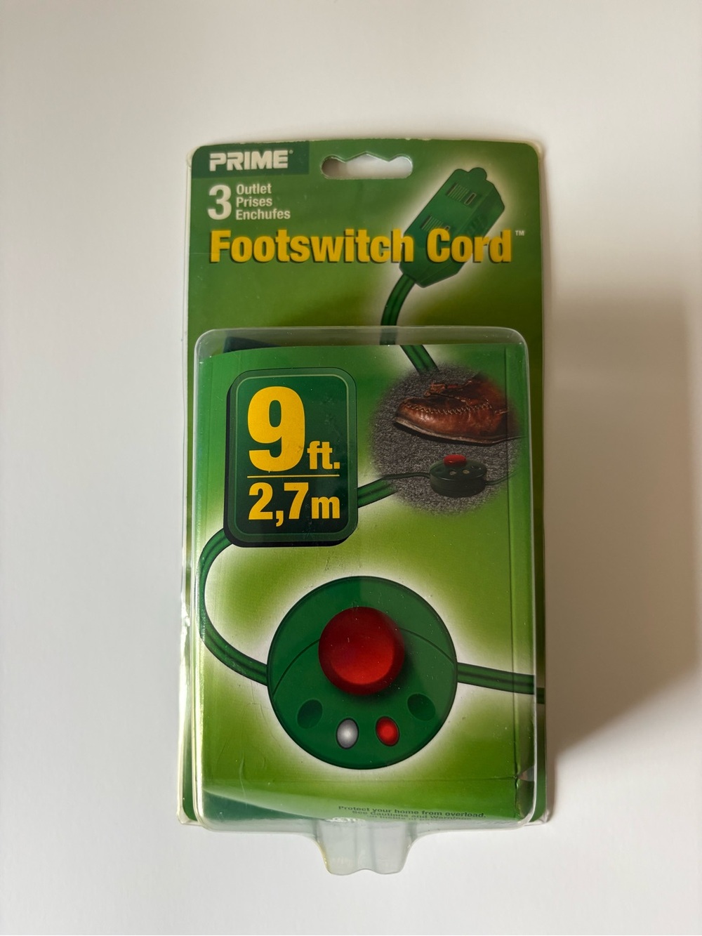 Prime Footswitch Cord 9 FT New